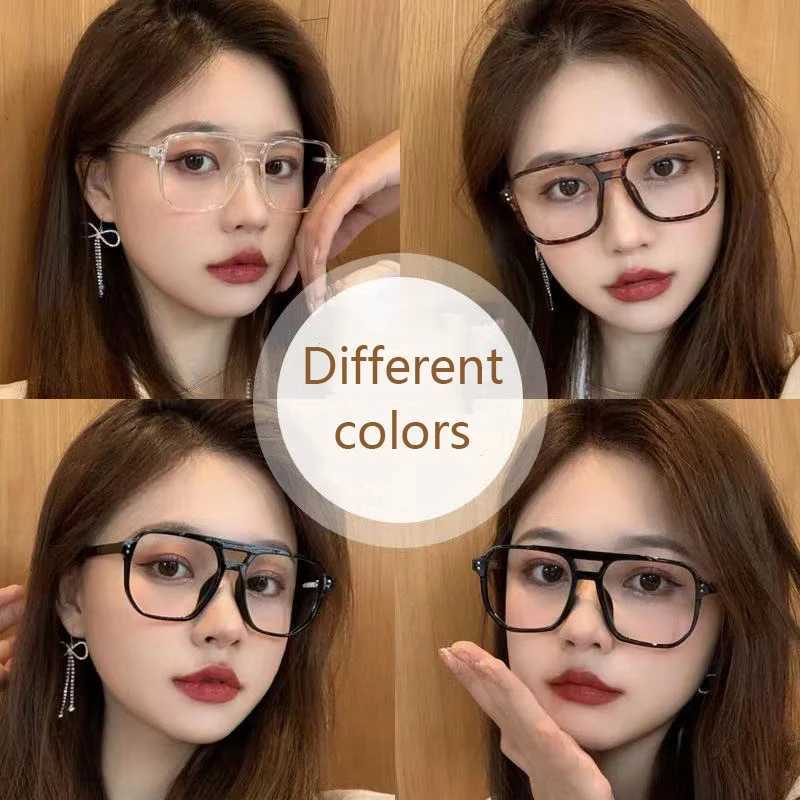 Transparent Computer Glasses Frame Women Men Anti Blue Light square Eyewear Blocking Glasses Optical SpectacleX241008