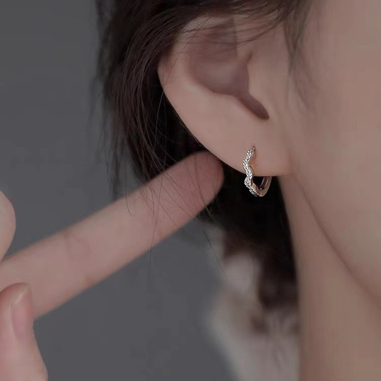 2024 new light earrings, niche women's high-end earrings too