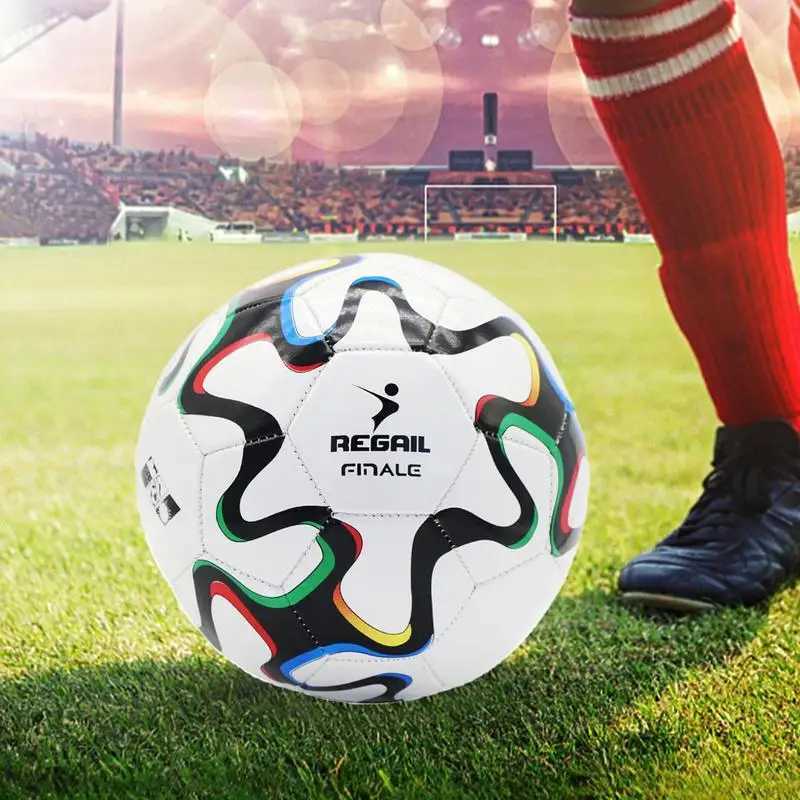 Latest Football Standard Size 5 Machine Stitching Football Outdoor Sports Ague Match Training Ball Childrens GiftW241008