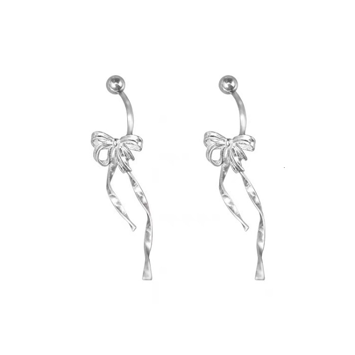 Needle Bow 2024 New Light Women's High End Earrings