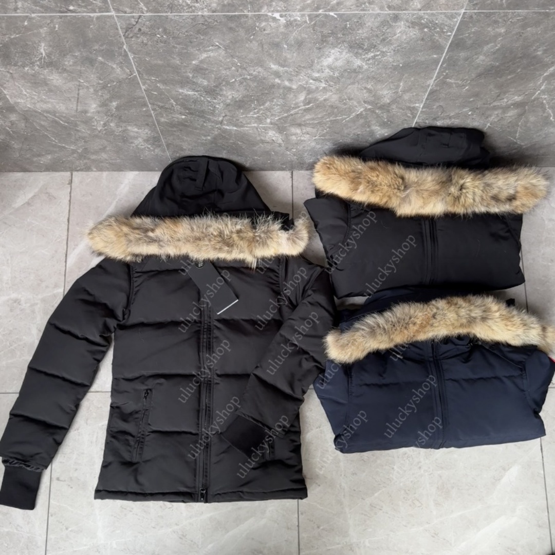 Down Jacket Designer Women Puffer Jackets Winter Coat Jackets Warm Fur Removable Hooded Down Jacket parka Coat size XS-XL