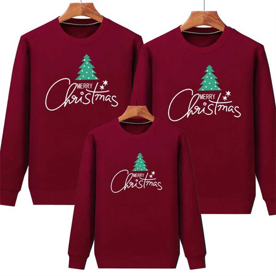 Winter Family Christmas Shirt Christmas Parachute Couple Children Santa Claus Sweater Mother Father Baby Match Sweater Family Appearance W241008