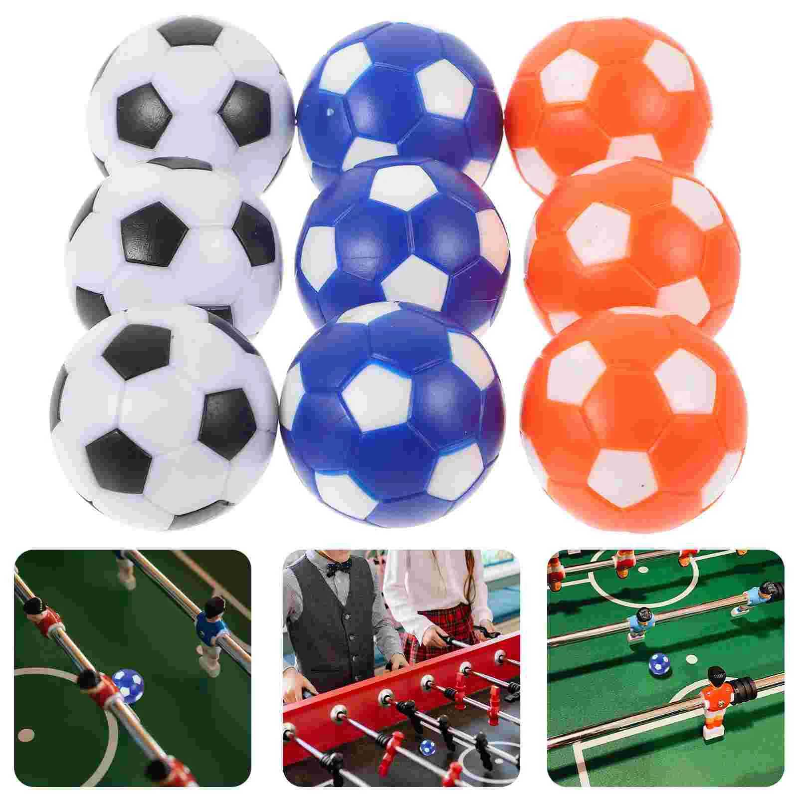 9 football tags for childrens mini football machine Accordies 28mm color Foosball modelW241008
