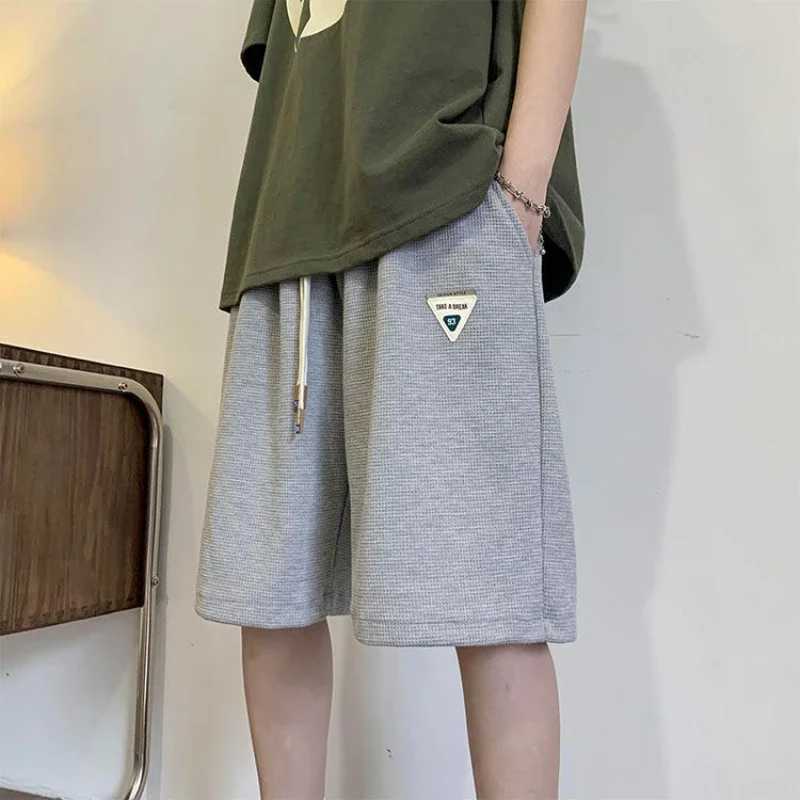Mens shorts loose Bermuda mens shorts floral pants loose beach Korean style popular casual novelsW240713