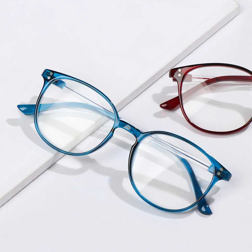 Hot Sale High-definition Reading Glasses Unisex Fashion Ultralight PC Frames Presbyopic Glasses Vision Care Eyewear +1.00~4.00X241008