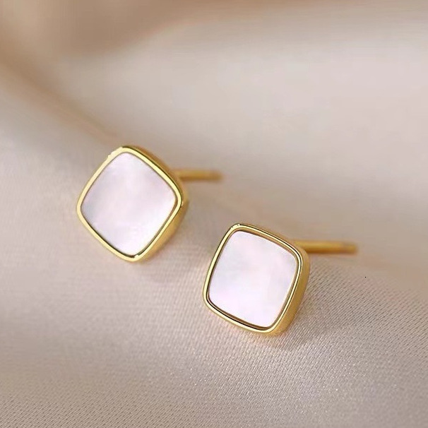 new 2024, niche high-end earrings, women's light earrings