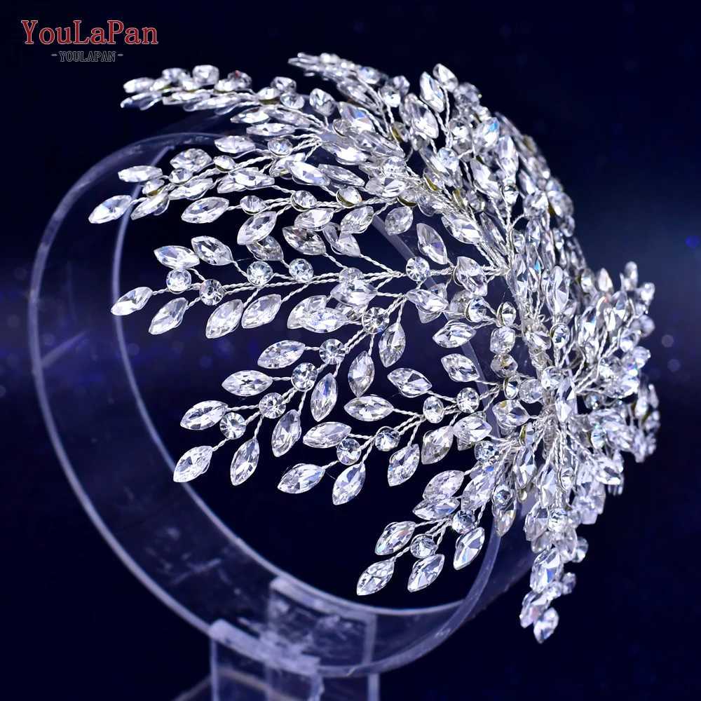YouLaPan Bling Rhine Stone Wedding Bridesmaid Headwear Womens Fashion Hairstyle Accessories Handmade Bridal Headwear HP438 W241007