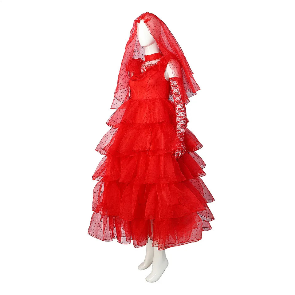 Lydia Deetz cosplay costume dress horror movie womens Halloween adult fancy up 241007