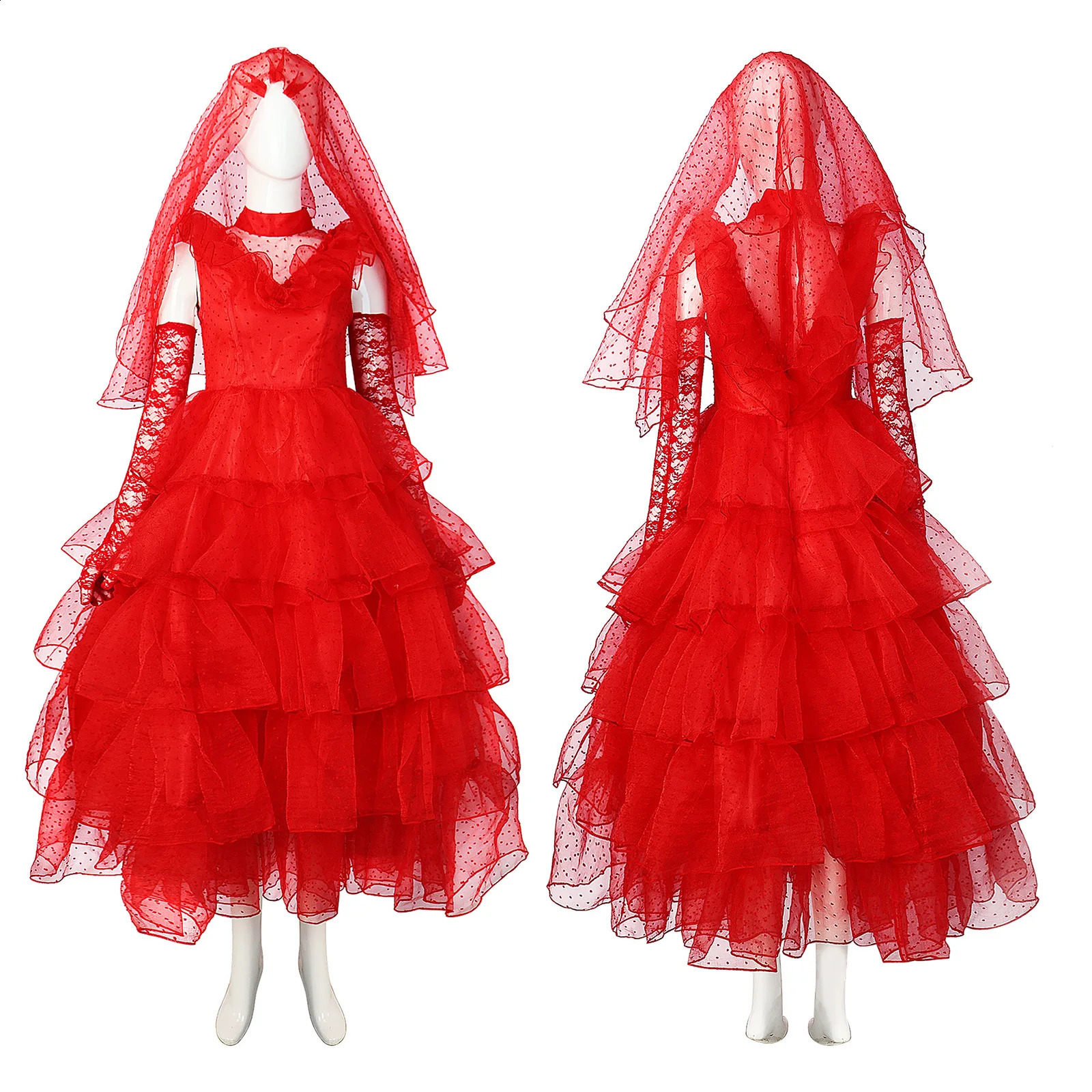 Lydia Deetz cosplay costume dress horror movie womens Halloween adult fancy up 241007