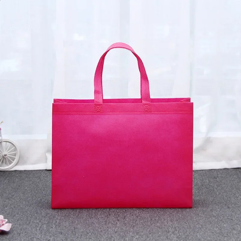 Women Foldable Shopping Bag Reusable Eco Large Handbag Fabric Nonwoven Shoulder Bags Tote Grocery Pouch 240925