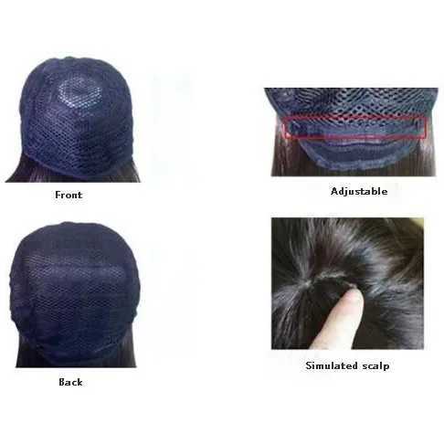 Outdoor Womens Natural Body Wave Hair Synthetic High Density Heat Resistant WigXJ241008