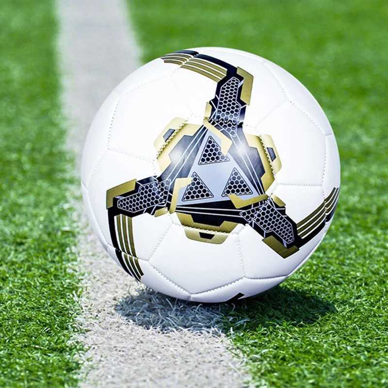 1 piece of football 5 adult football PVC machine sewn PU outdoor football training wear-resistant football ball (sending cylinder)W241008