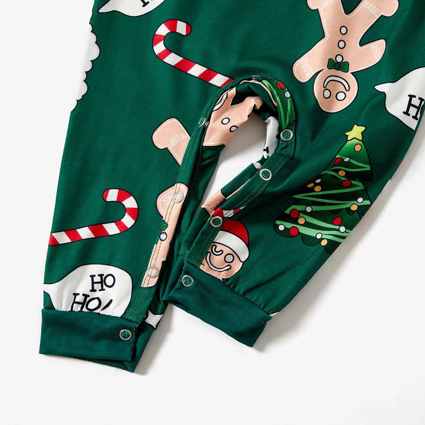Christmas Family Matching Theme Printed Short Sleeve Pajama Set (Flame Retardant) W241008
