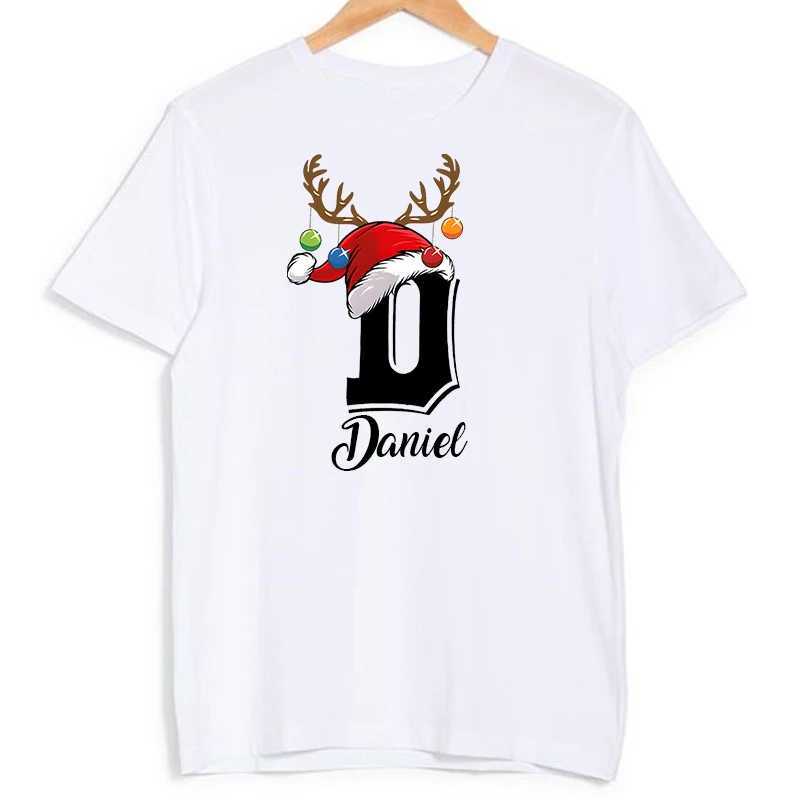 Personalized Christmas family matching T-shirts make their debut featuring clothing for mothers fathers daughters sons babies holiday girls and boys W