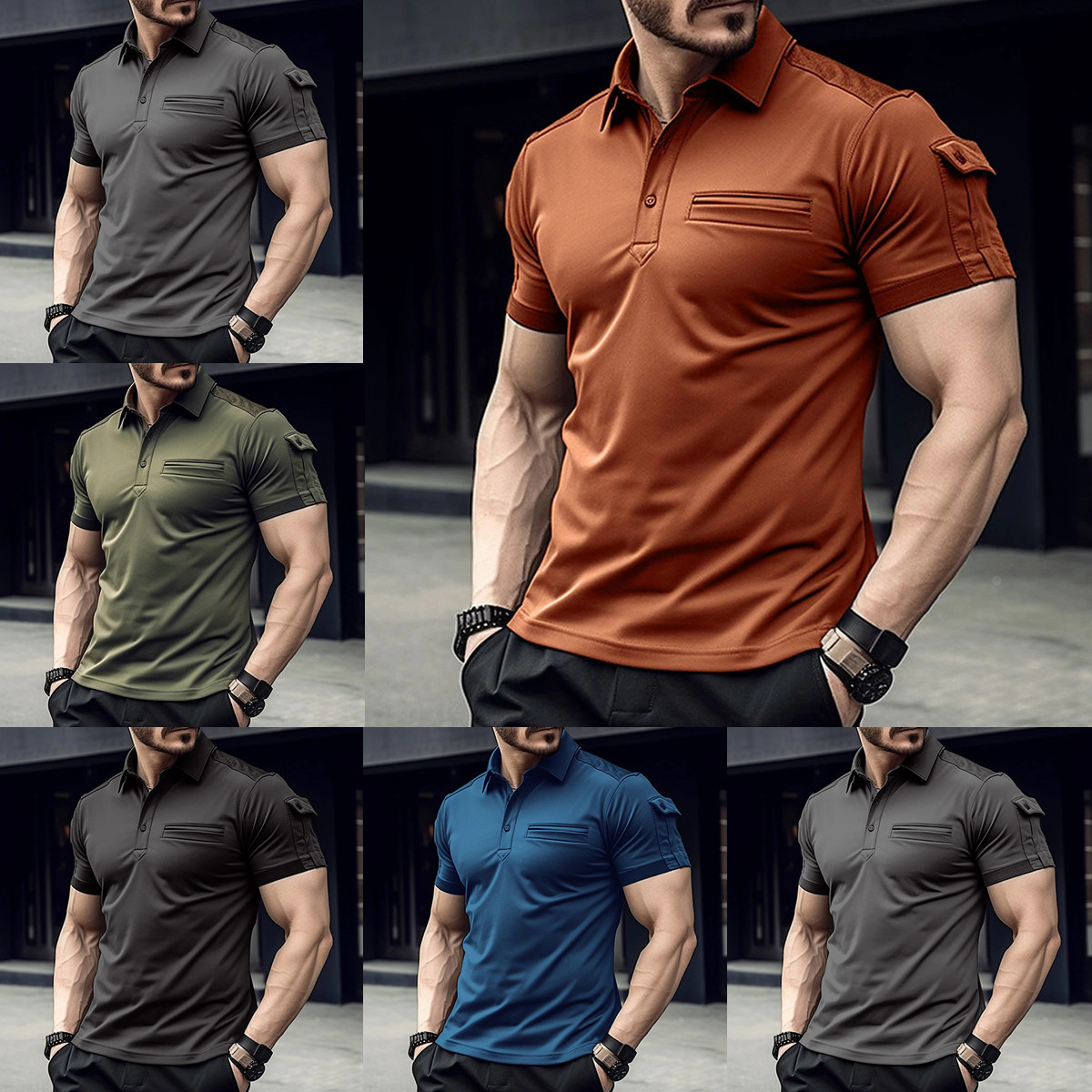 Mens Plus Tees & Polos Street trend short sleeve men T shirt high street shirt unisex T shirt round neck student sweatshirt New Design Casual Cotton P