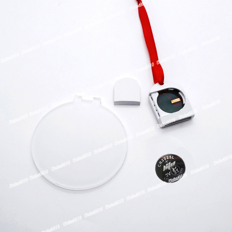 Sublimation Blank Christmas Ornament Bulb 7 Colors Changing Printing Acrylic Xmas Round LED light