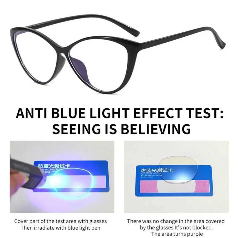 European American Trendy Glasses Anti Blue Light Glasses Retro Large Frame Ultralight Optical Spectacle Eyeglass Women GogglesX241008
