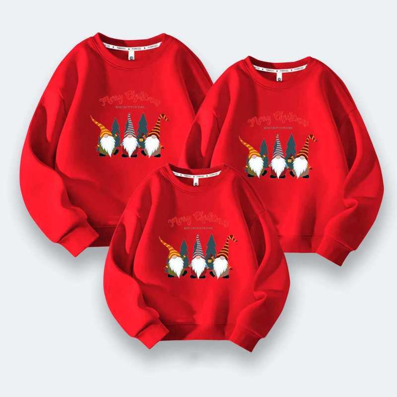 Christmas Family Sweater Happy Christmas Shirt Mother Father Daughter Son Matching Clothing Mens Sweater Children Boys and Girls Parachute W241008