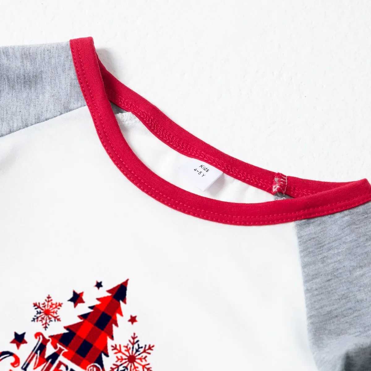 Christmas 2024 Christmas Tree allows printing matching clothing for families parents and children 2-piece sleepwear set sleepwear baby jumpsuit Pjs W2