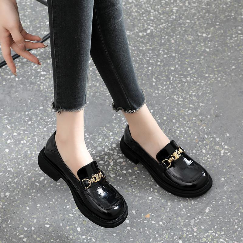 Soft leather small leather shoes, women's British style 2024 new Le Fu shoes, single shoe, one foot, spring and summer trendy shoes, JK leather s
