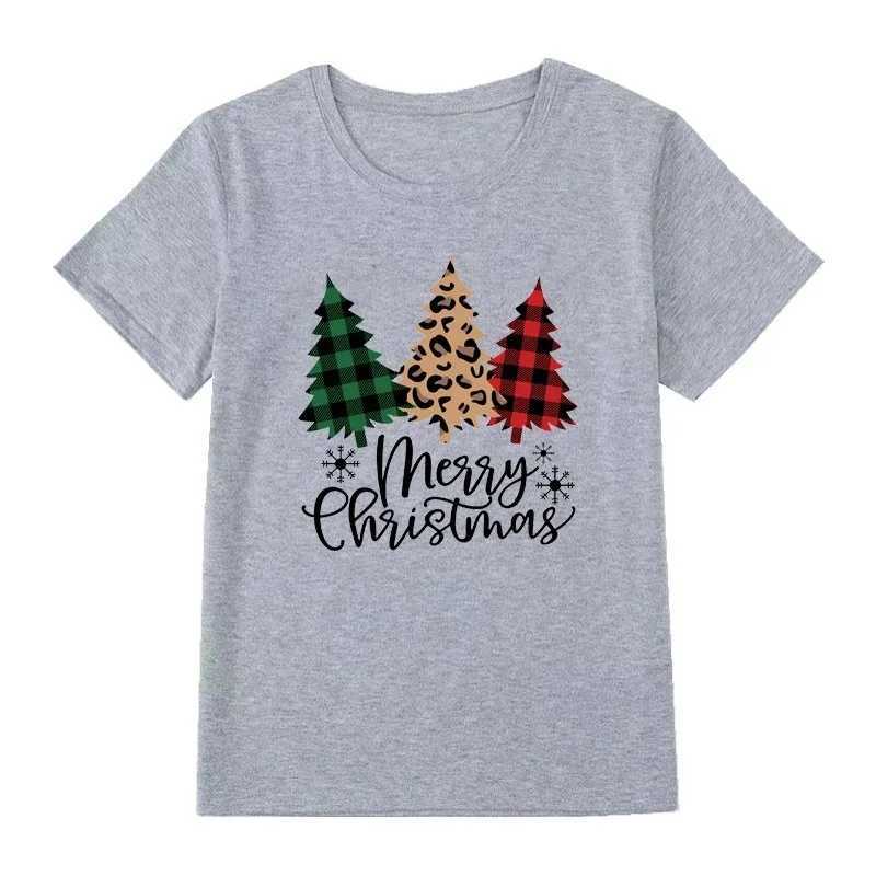 Merry Christmas Family Matching Clothing Mother Father Children T-shirt Baby Pants Cotton Family Appearance New Year Clothing Gifts W241008