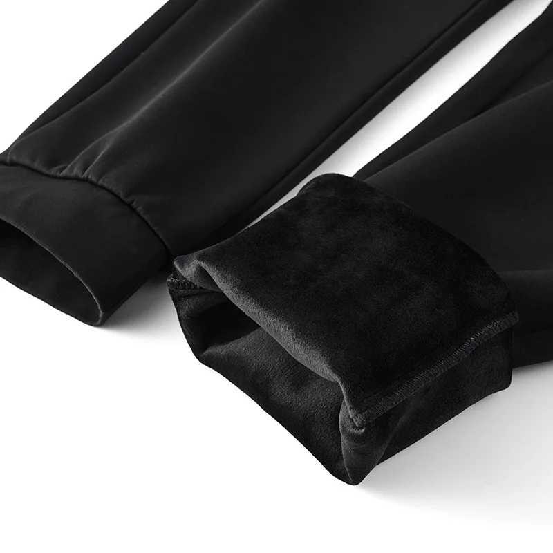 Winter Thicken Fleece Thermal Men Sport Pant Loose Sweatpant Jogger Running Training Casual Workout Trouser Sportswear Plus SizeX241008