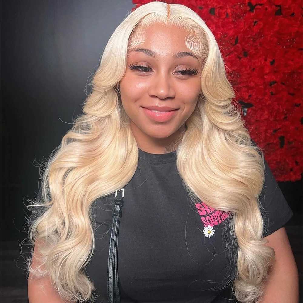 30 38 Inch Honey Blonde 613 HD Lace Frontal Wigs 13x6 Body Wave Human Hair 100% Brazilian 13x4 Lace Front Wig For Black WomenXJ241008