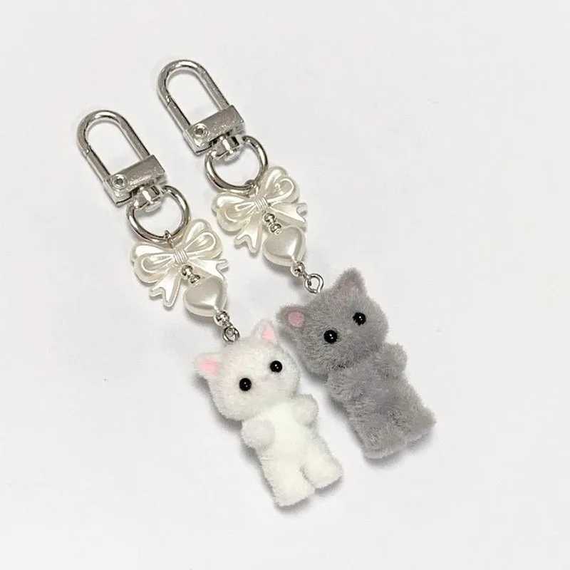 bow cat keychain women HandmadeX241008