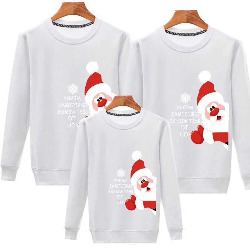 2024 Family Christmas Sweater Set Christmas Parachute Mother Father Baby Preschool Jersey Womens Childrens Sportswear Couple Baby Cart W241008
