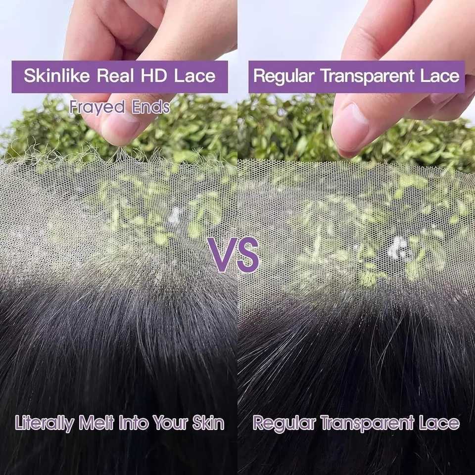 HD Lace Front Human Hair Wigs Straight 13x4 13x6 Transparent Lace Frontal Human Hair Wigs Pre Plucked HD Lace Wigs For WomenXJ241008