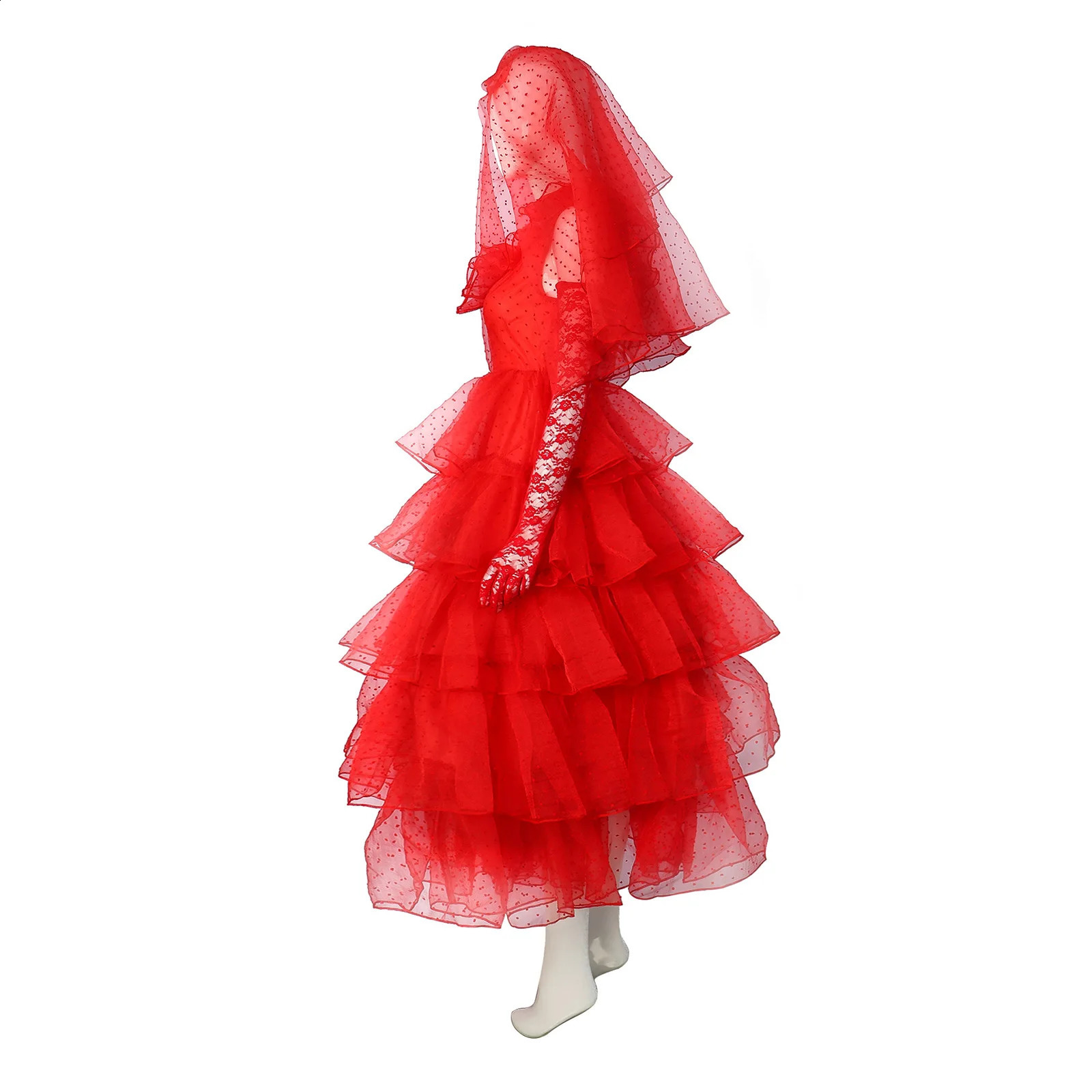 Lydia Deetz cosplay costume dress horror movie womens Halloween adult fancy up 241007