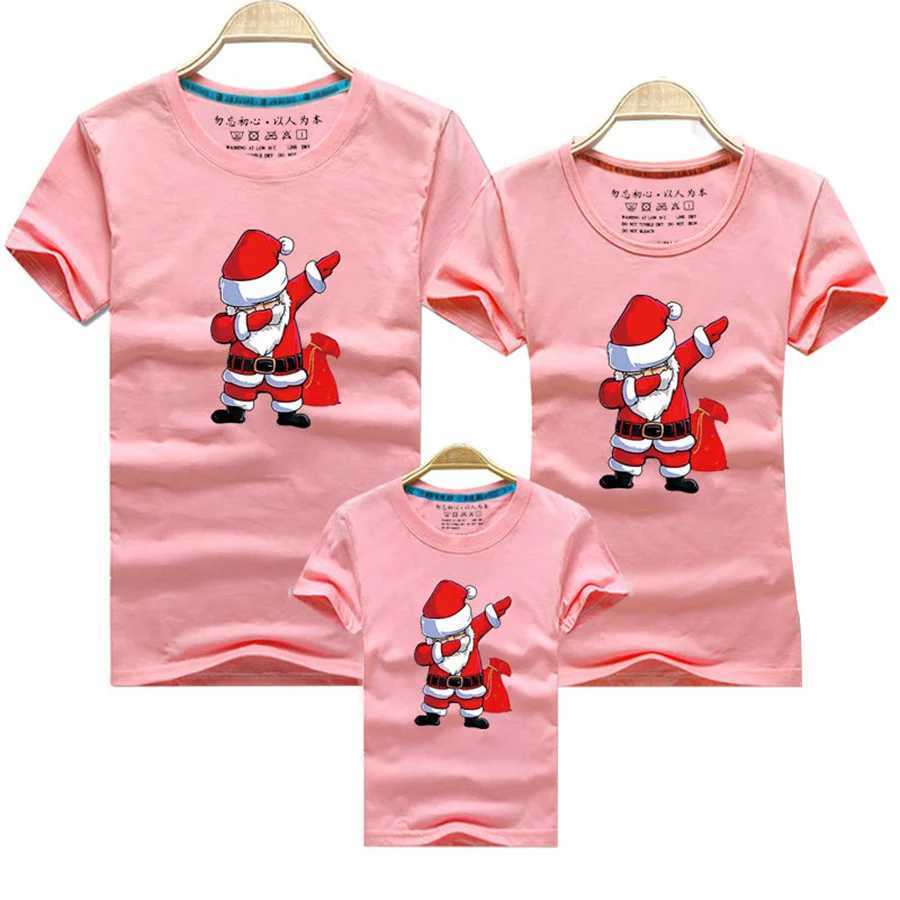 Christmas Family TSH irt Matching Clothing Fun New Christmas Mom Dad Child Me Baby Clothing Mom Daughter Son Girl Boy Clothing W241008