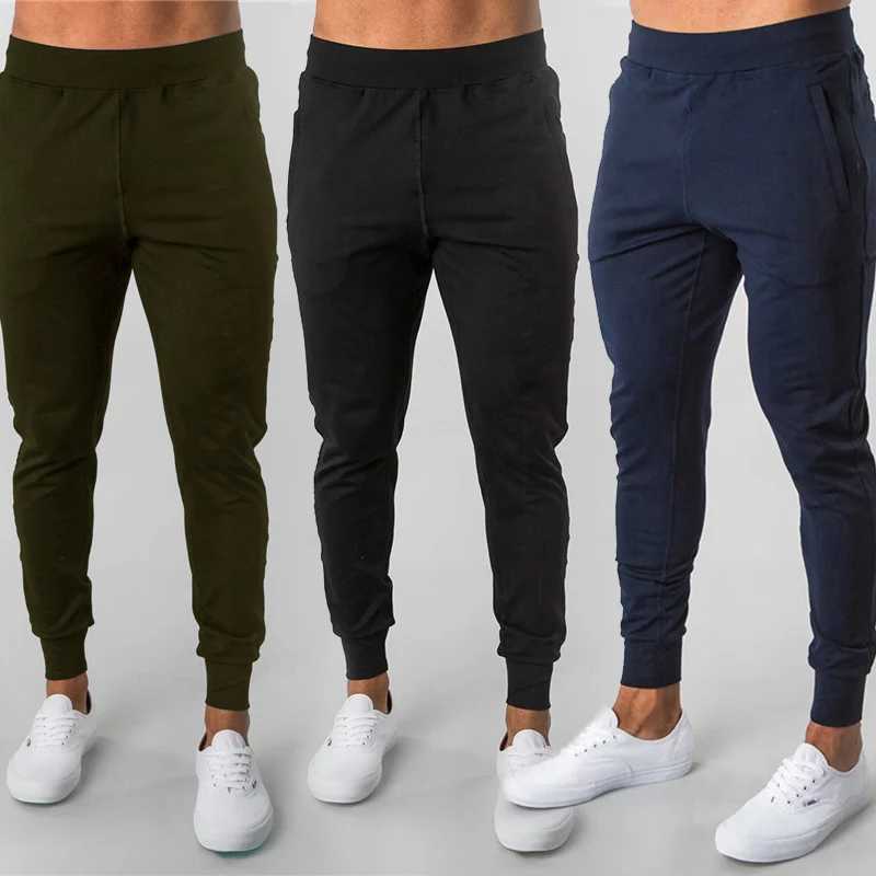 Jogging Pants Men Sport Sweatpants Running Pants Men Joggers Cotton Trackpants Slim Fit Pants Bodybuilding Trousers 2023 NewX241008