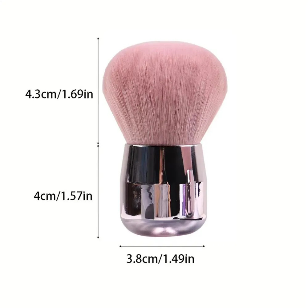 1 large powder makeup brush pink multi-function foundation make-up pink carving bronze makeup brush 241008