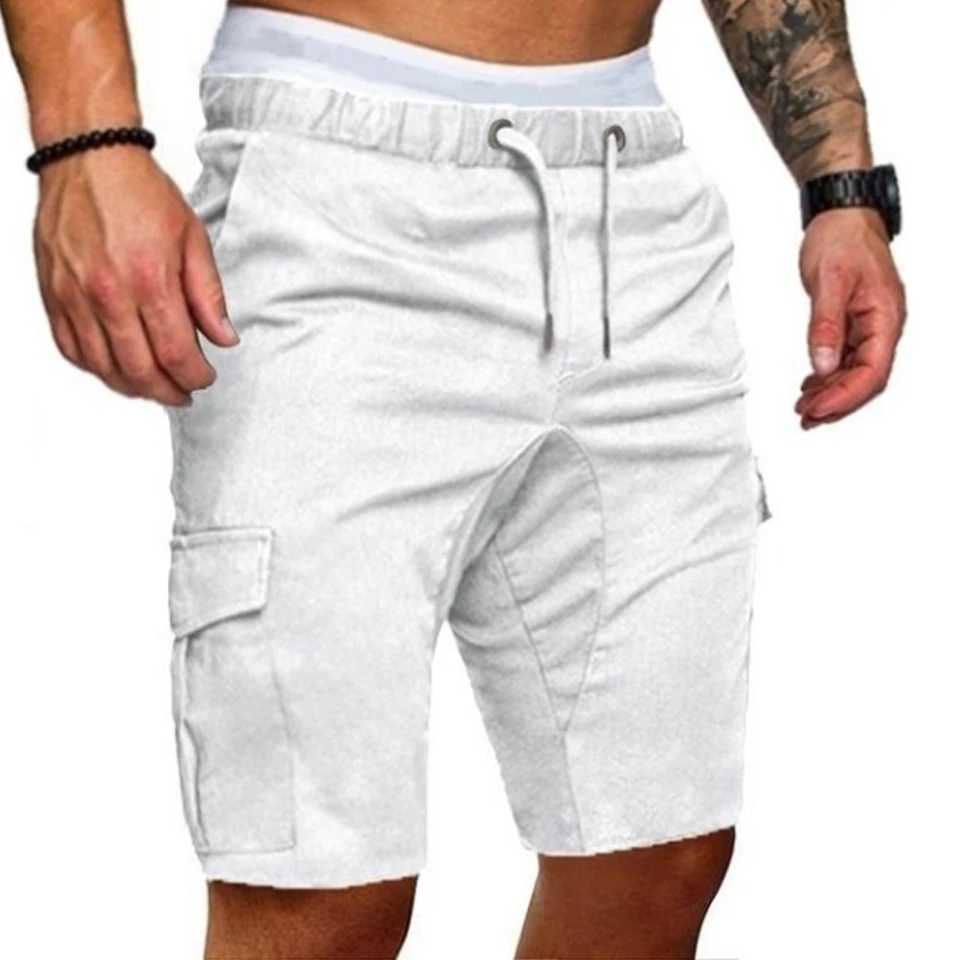 New sports shorts hip-hop mens outdoor regular running solid color summer training activityW240713