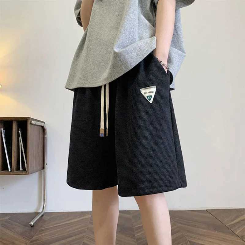 Mens shorts loose Bermuda mens shorts floral pants loose beach Korean style popular casual novelsW240713