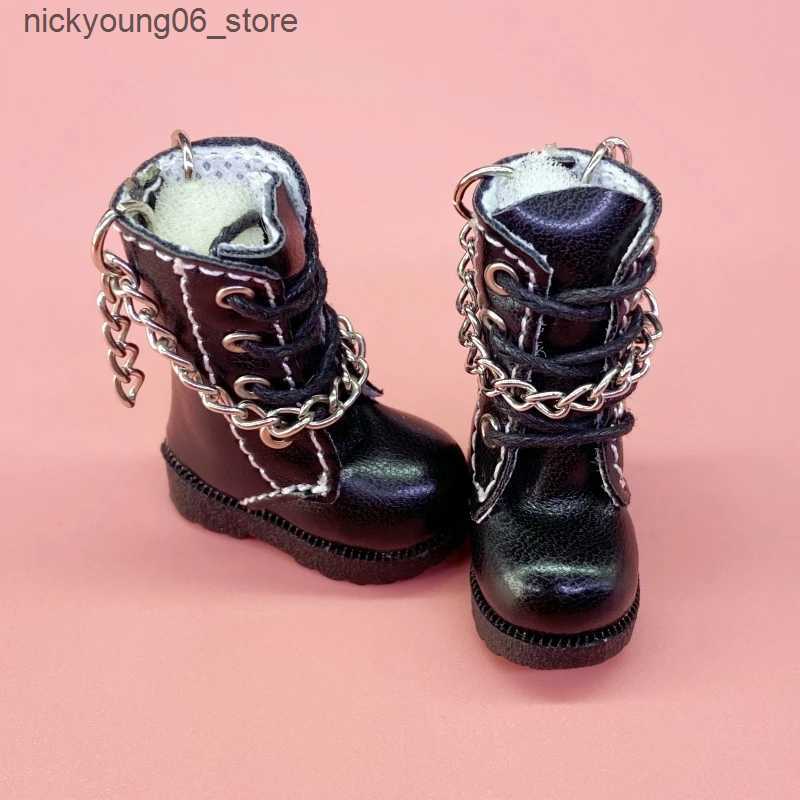Boots Tilda New Design Doll Boots for Blythe Doll Toy1/8 Mini Leather Dolls Shoes for Blyth Azone BJDCasual Puppet Shoes Accessories L240910