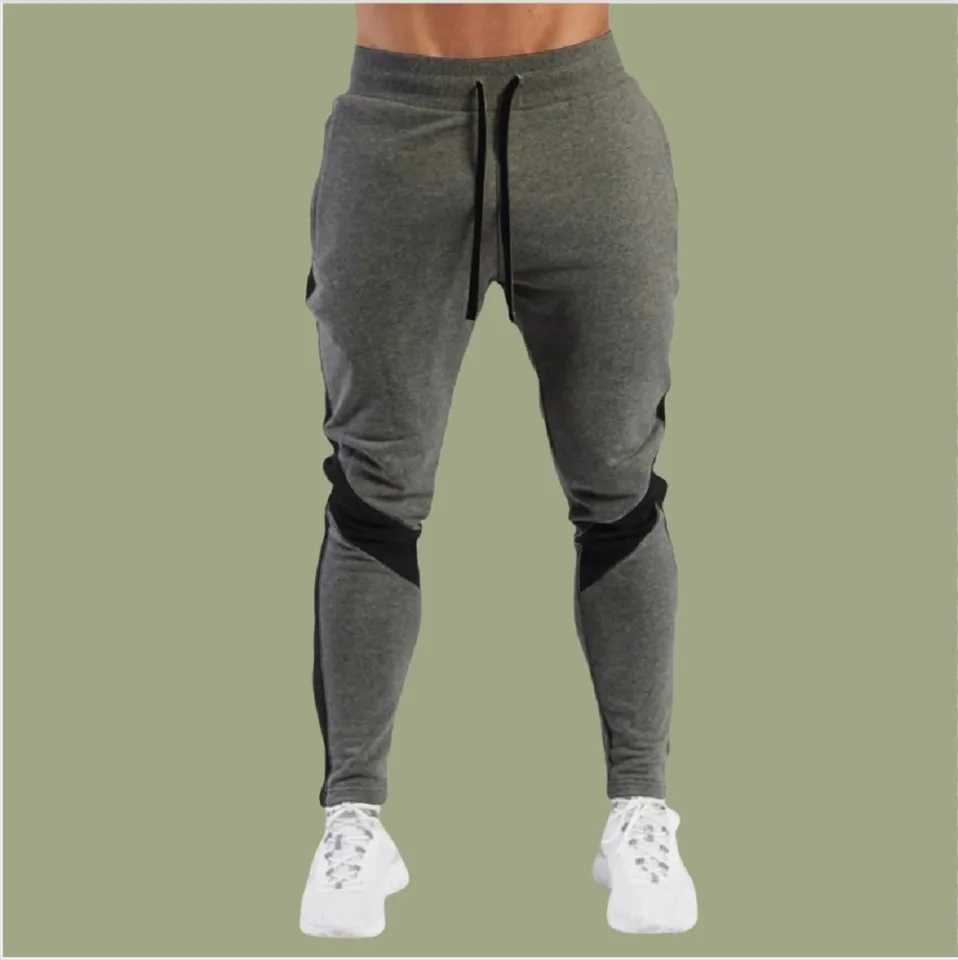 Mens Joggers Casual Pants Fitness Men Sportswear Tracksuit Bottoms Skinny Sweatpants Trousers Black Gyms Jogger Track PantsX241008
