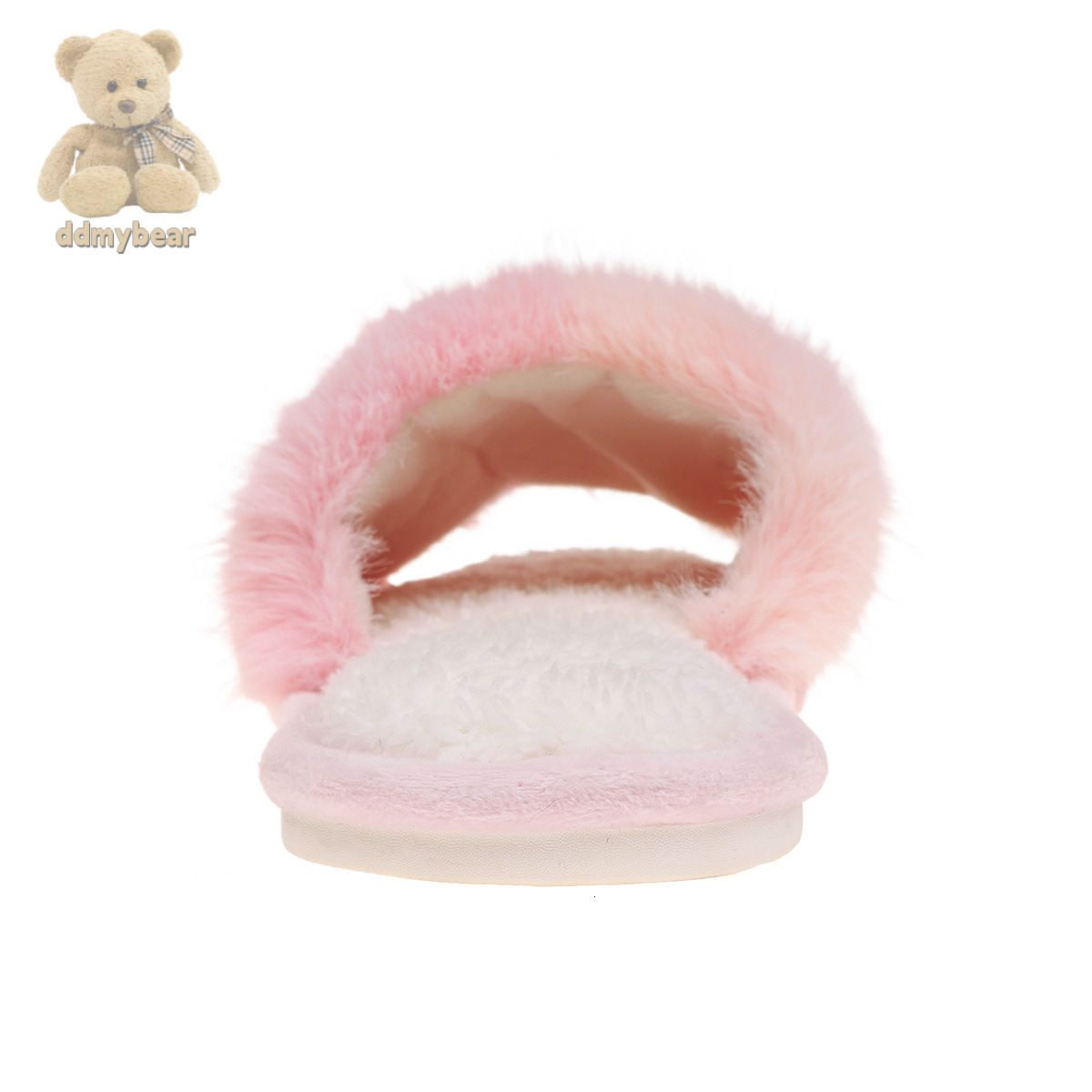 Ddmybear New Tie Dye Fur Couples, Warm Slippers For Autumn Winter, Anti Slip And Gradually Opening Cotton Home Furnishings Chinese Brand Shoes F1008-1