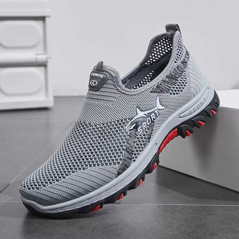 Breathable mens sports shoes summer mens casual shoes comfortable and non slip outdoor mens driving and jogging shoes Y241008
