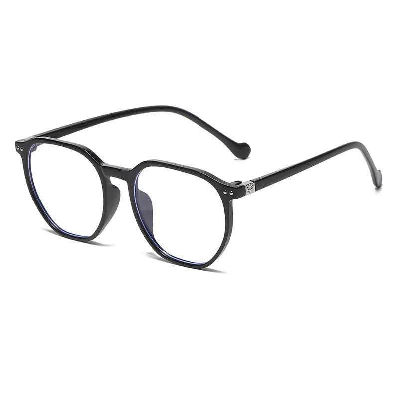 Transparent polygon Computer Glasses Frame Women Men Anti Blue Light Eyewear Blocking Glasses Optical Spectacle EyeglassX241008