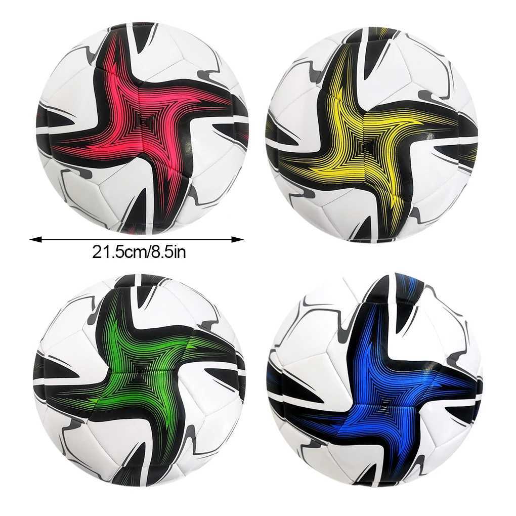 Precision performance football ball soft PVC cover for ague matches used for smooth processing of football redW241008