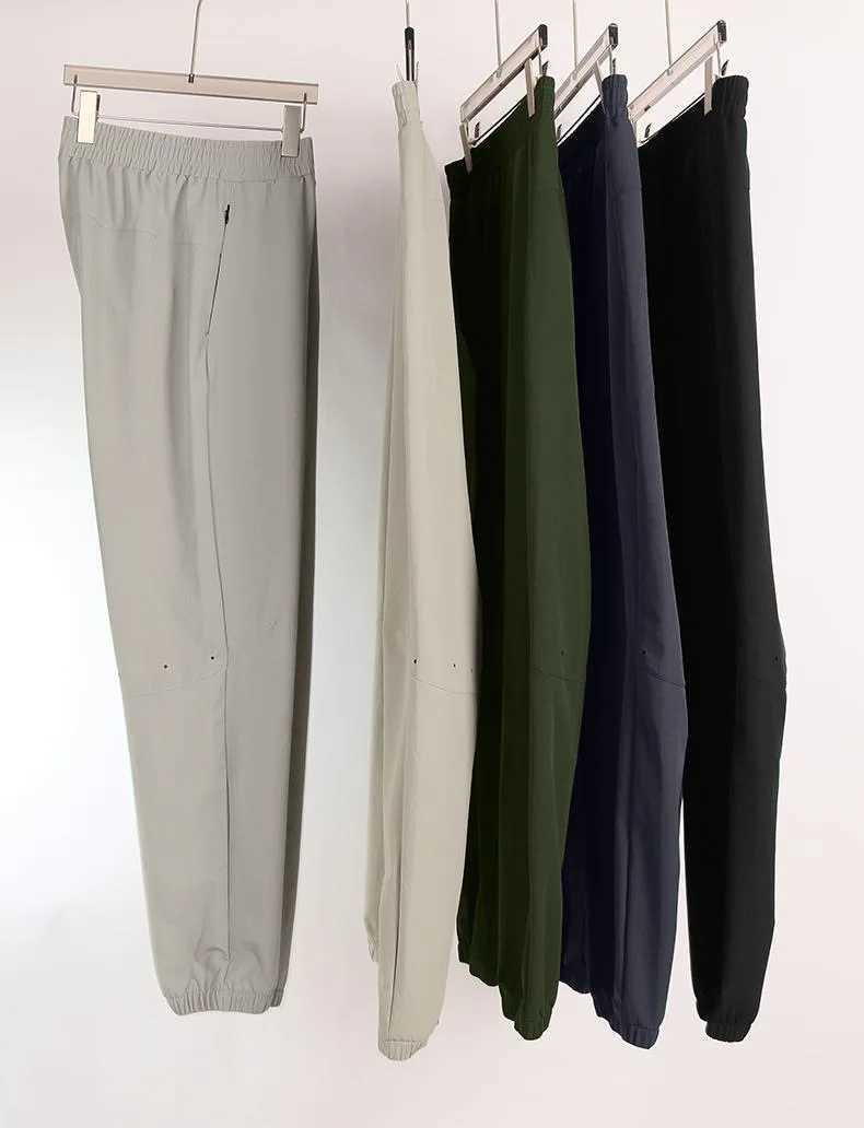 Autumn Men Running Pants Air hole Training Trousers Jogging Fitness Gym waterproof outdoors Zipper pocket Streetwears SportX241008
