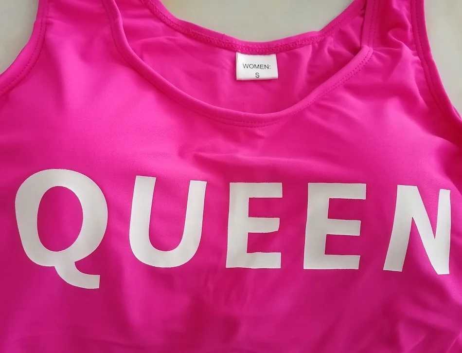 King Queen Swimsuit Family Matching Outfits One-Piece Mother Daughter Swimwear Beach Mommy and Me Clothes Father Son Swim ShortsXJ241008