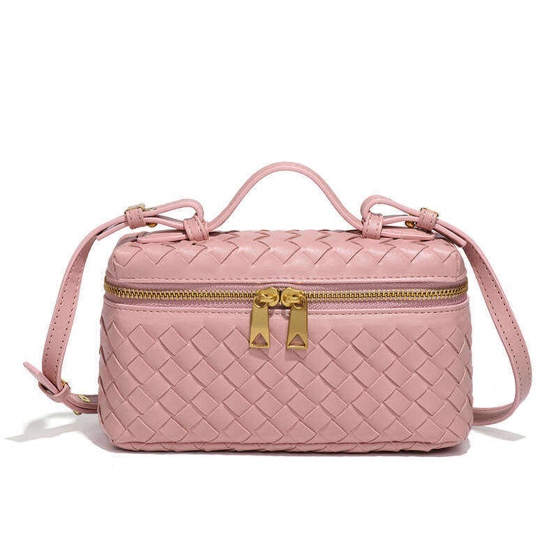 Hand Woven Fashionable For B Family S Spring And Summer New Style Single Shoulder Hand Held Crossbody Lunch Box Bag