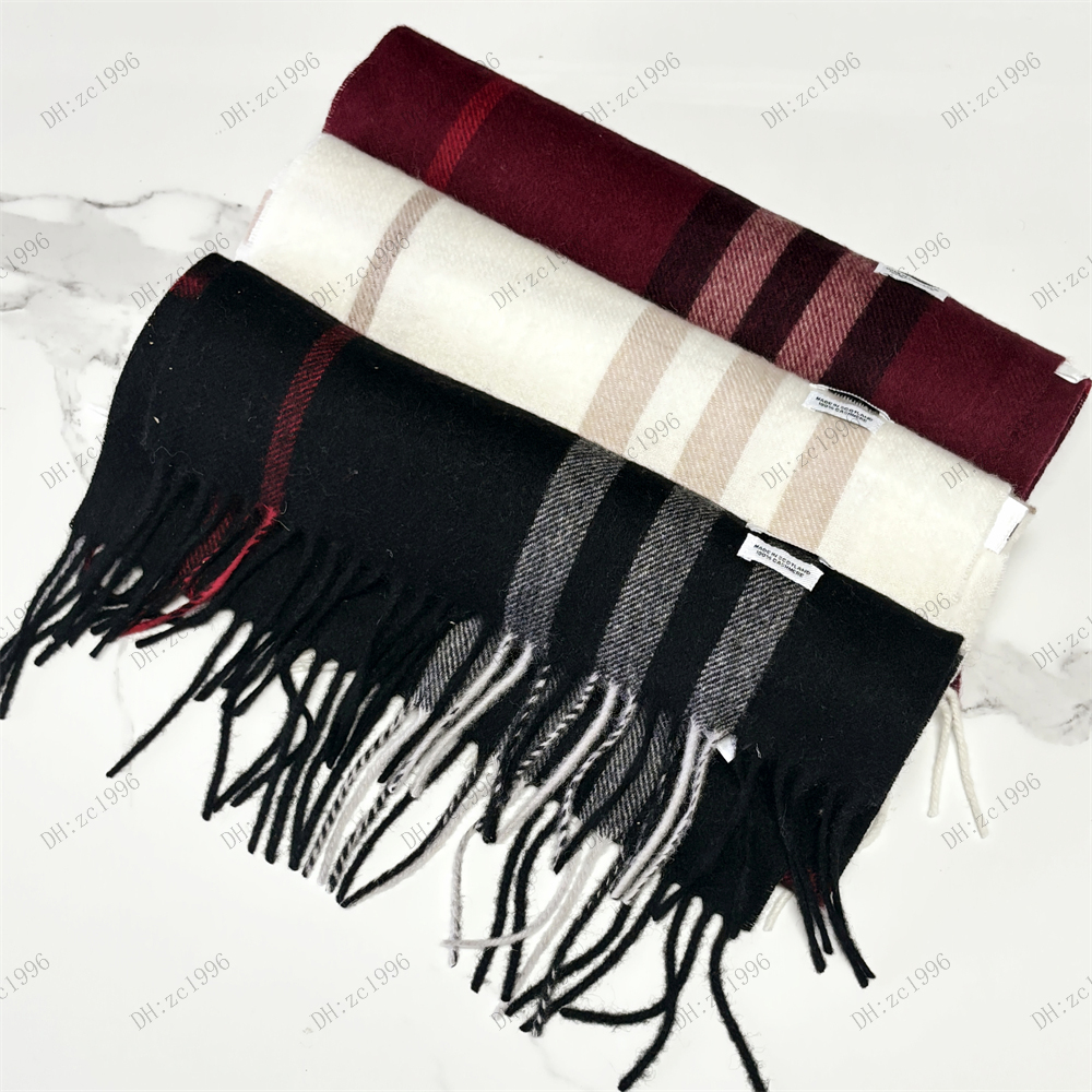 Designer Scarf Classic Plaid Cashmere Thickened Shawl Western Fashion Tassel Scarves Luxury Shawl Sciarpa For Men Women Winter Pure Warm Shawl Scarf