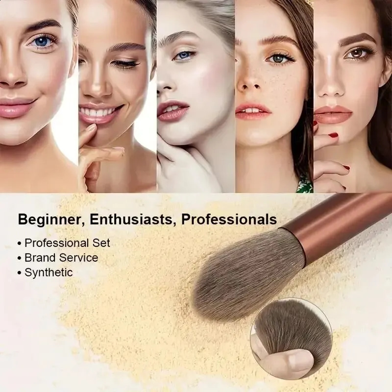 Makeup brush set Soft and fluffy professional cosmetics foundation make-up powder eye shadow Kabuki mixed makeup brush beauty tools makeup 241008
