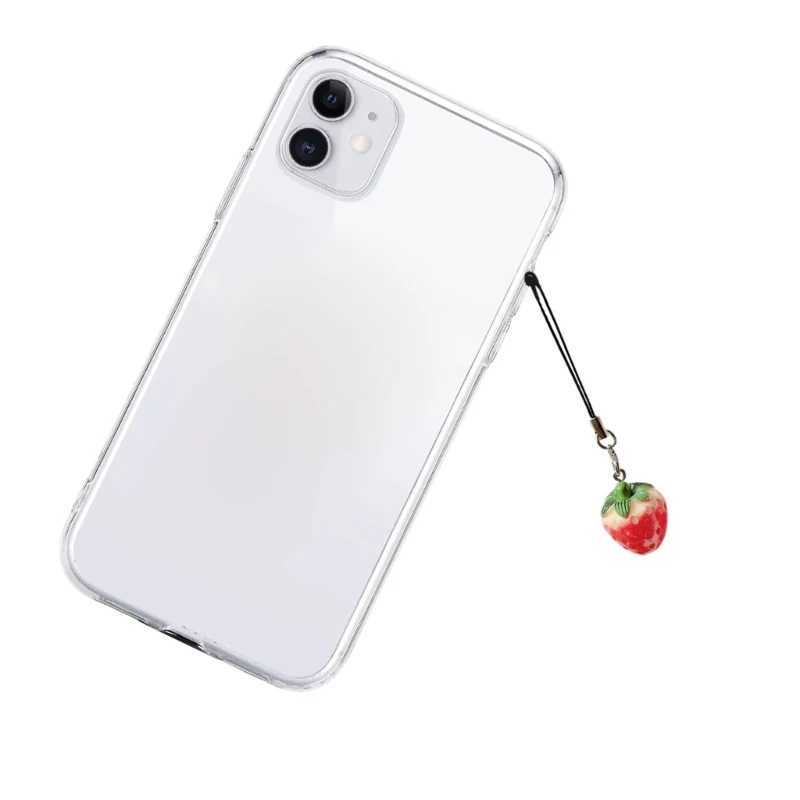 Acrylic Tomato Keychain Adorable Strawberry Bag Keyring Fruit PendantX241008