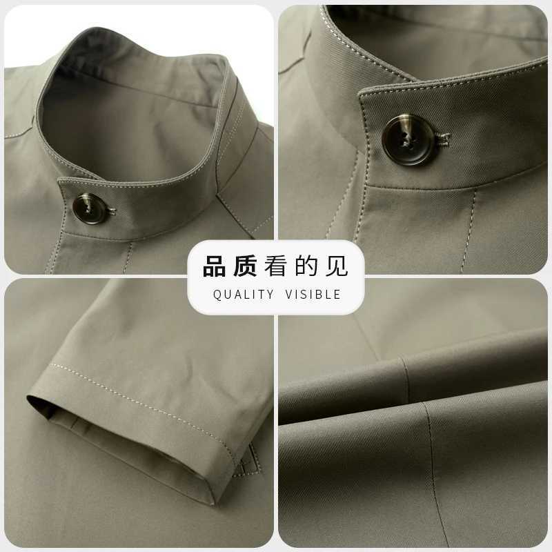 2024 Autumn Mens PU Leather Windbreaker Fashion Casual Jacket Fashion Windproof Spring Mens Waterproof Jacket Mens Wear W24100711