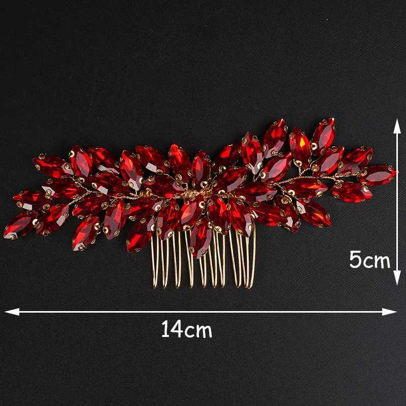 Fashionable rhinestone bridal headpiece 9-color wedding hair accessories womens handmade headpiece party headpiece W241007